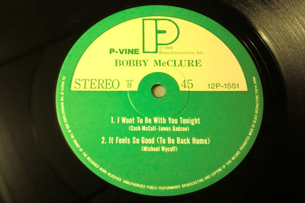 Bobby McClure - You Never Miss Your Water (12"", Single)