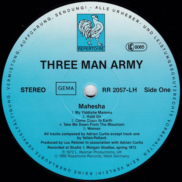 Three Man Army - Mahesha (LP, Album, RE)