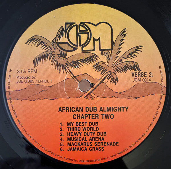 Joe Gibbs & The Professionals - African Dub - All Mighty - Chapter ...