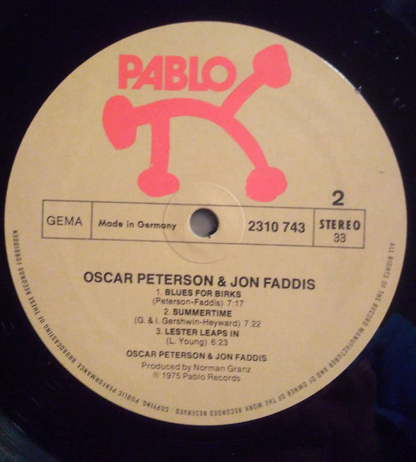 Oscar Peterson & Jon Faddis - Oscar Peterson & Jon Faddis (LP)