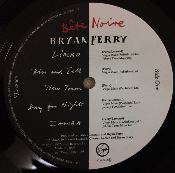 Bryan Ferry - Bête Noire (LP, Album)