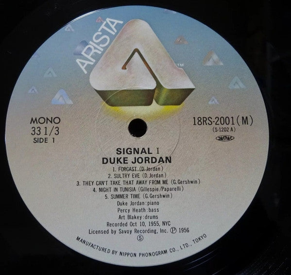 Duke Jordan - Trio & Quintet (LP, Album, RE)