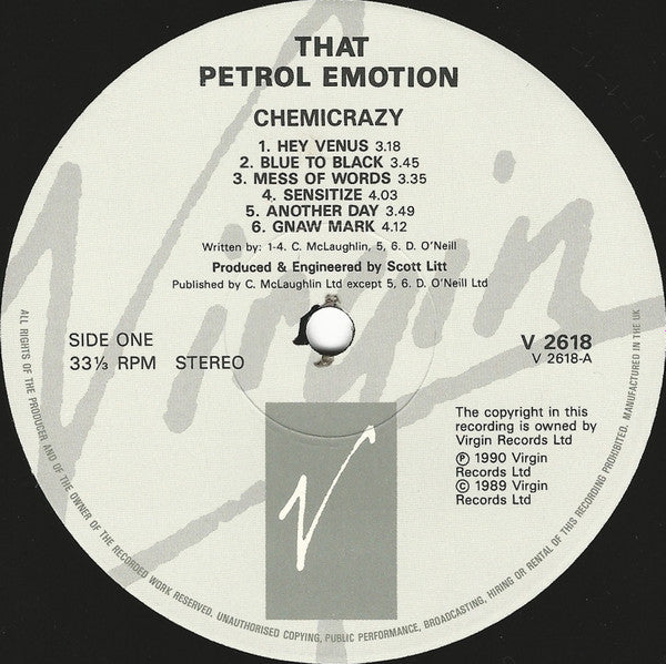 That Petrol Emotion - Chemicrazy (LP, Album)