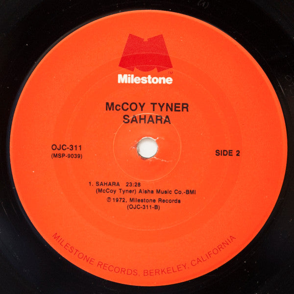McCoy Tyner - Sahara (LP, Album, RE, RM)