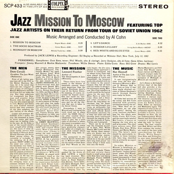 Zoot Sims - Jazz Mission To Moscow (Featuring Top Jazz Artists On T...