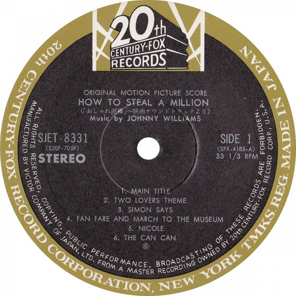 John Williams (4) - How To Steal A Million (Original Motion Picture...