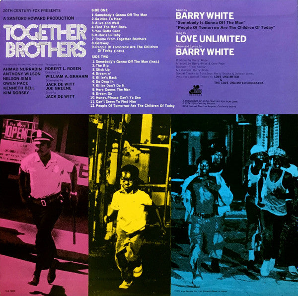 Barry White - Together Brothers(LP, Album)