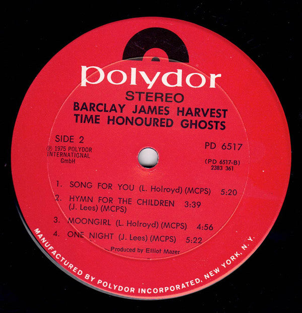 Barclay James Harvest - Time Honoured Ghosts (LP, Album, Mon)