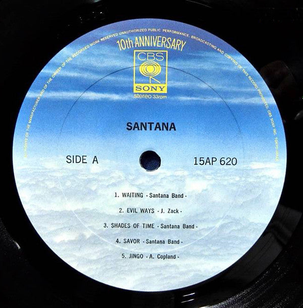 Santana - Santana (LP, Album, Ltd, RE)