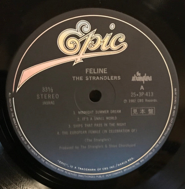 The Stranglers - Feline (LP, Album, Promo)