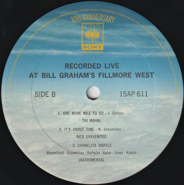 Various - Live At Bill Graham's Fillmore West (LP, Album, Ltd, RE)