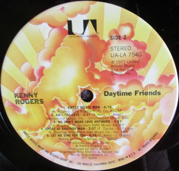 Kenny Rogers - Daytime Friends (LP, Album)