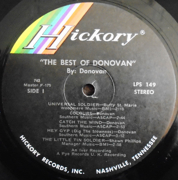 Donovan - The Best Of Donovan (LP, Comp)
