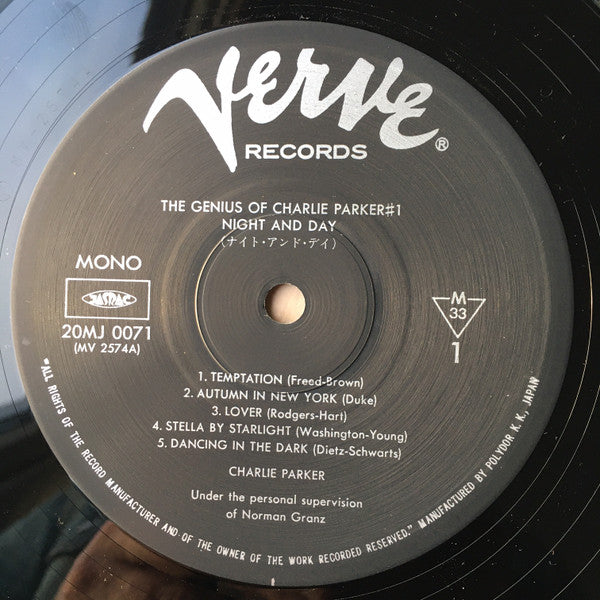 Charlie Parker And His Orchestra - Night And Day (LP, Comp, Mono, RE)