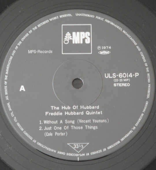 Freddie Hubbard - The Hub Of Hubbard (LP, Album, RE)
