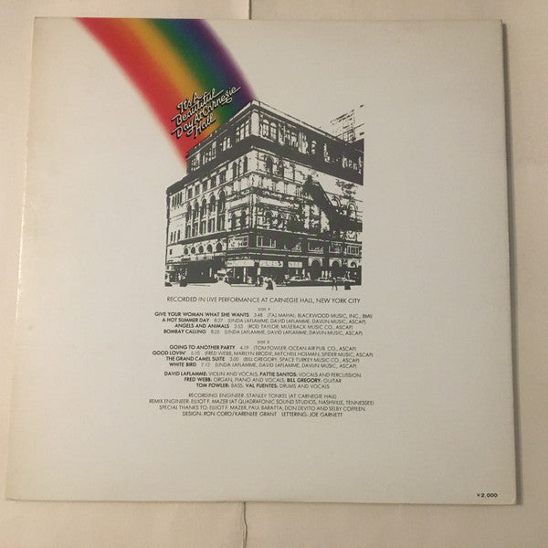 It's A Beautiful Day - At Carnegie Hall (LP, Album)