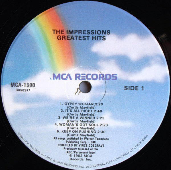 The Impressions - Greatest Hits (LP, Comp)