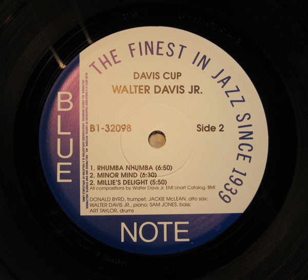 Walter Davis Jr. - Davis Cup (LP, Album, Ltd, RE, 180)