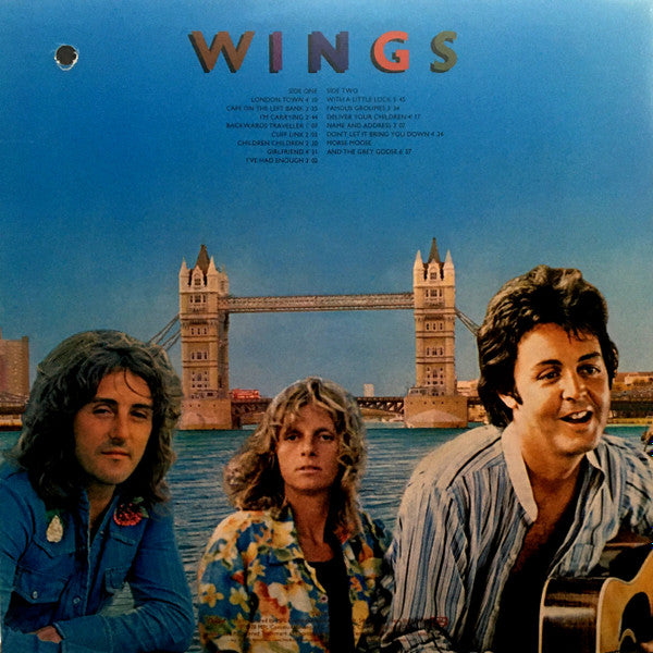 Wings (2) - London Town (LP, Album, Los)