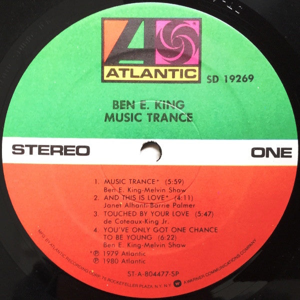 Ben E. King - Music Trance (LP, Album, Spe)