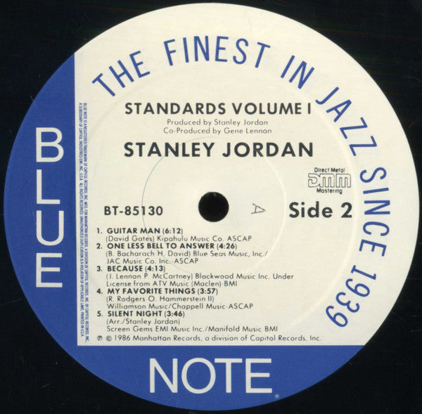 Stanley Jordan - Standards Volume 1 (LP, Album)