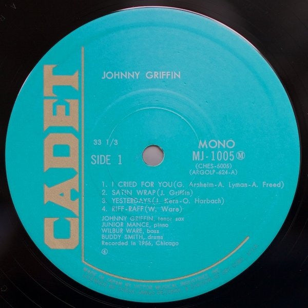 Johnny Griffin - Johnny Griffin (LP, Album, Mono, RE)