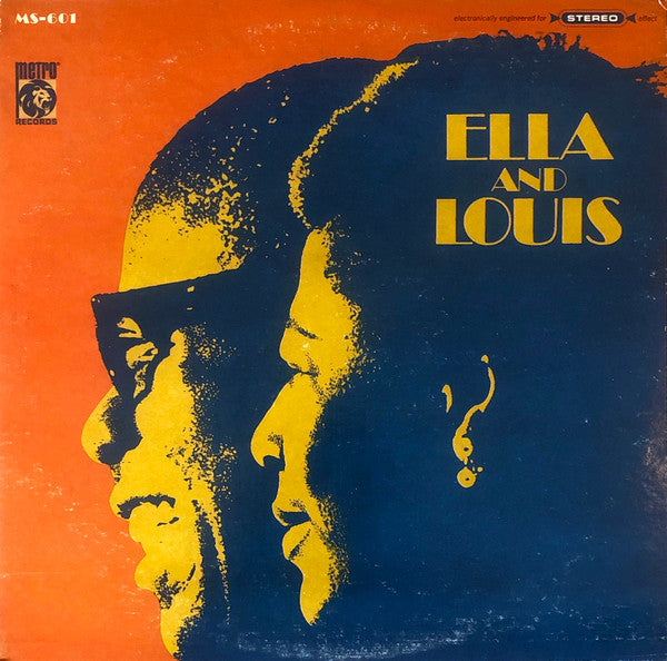Ella Fitzgerald And Louis Armstrong - Ella And Louis (LP, Album, RE)