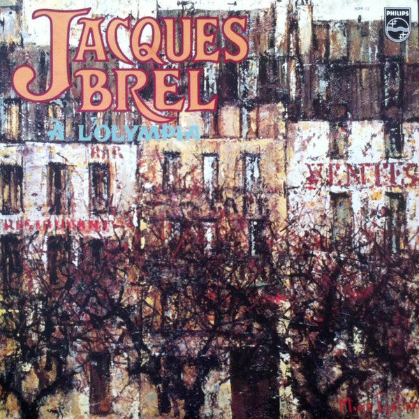 Jacques Brel - À L'Olympia (LP, Album, RE)