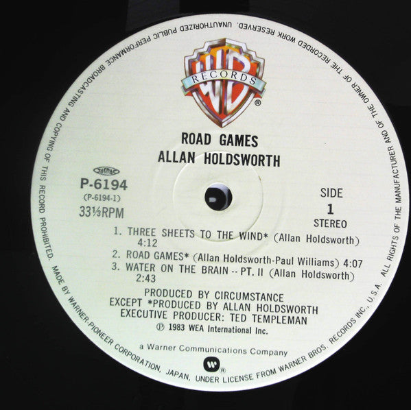 Allan Holdsworth - Road Games (12"", MiniAlbum)