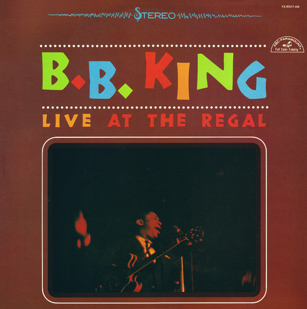 B.B. King - Live At The Regal (LP, Album, RE)