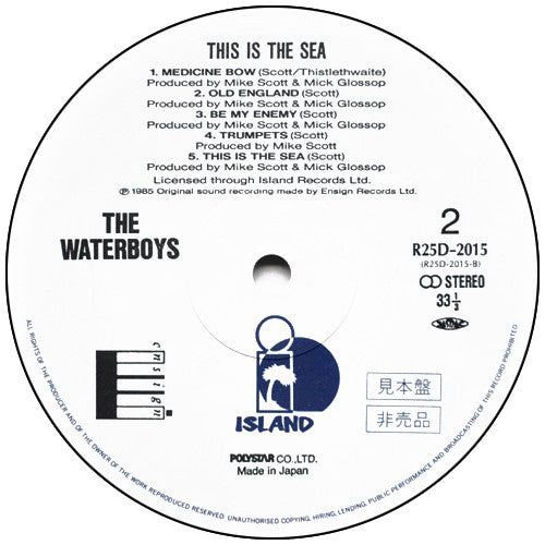 The Waterboys - This Is The Sea (LP, Album, Promo)