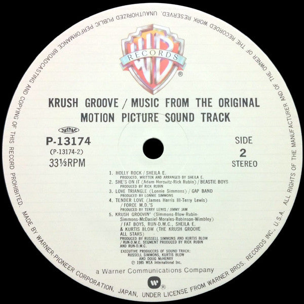 Various - Krush Groove (Music From The Original Motion Picture Soun...