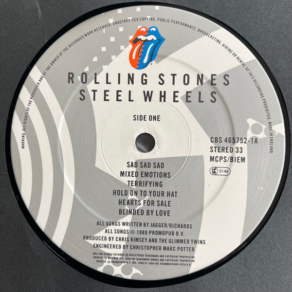 Rolling Stones* - Steel Wheels (LP, Album)