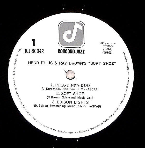 Herb Ellis - Herb Ellis & Ray Brown's Soft Shoe(LP, Album)