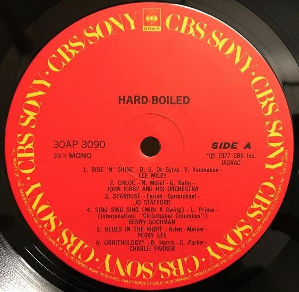 Various - Hard-Boiled (LP, Comp, Mono, S/Edition)