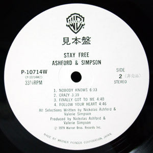 Ashford & Simpson - Stay Free (LP, Album, Promo)