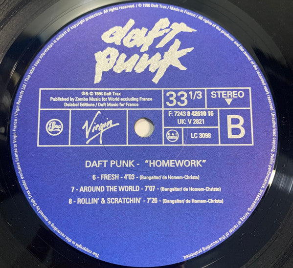 Daft Punk - Homework (2xLP, Album)