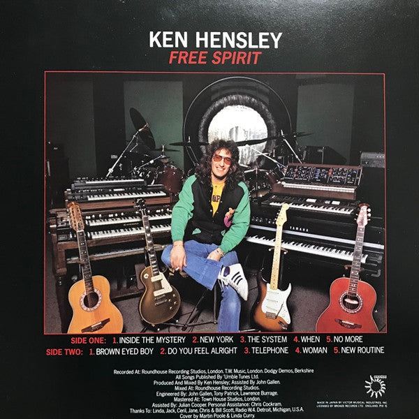 Ken Hensley - Free Spirit (LP, Album)