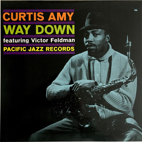 Curtis Amy Featuring Victor Feldman - Way Down (LP, Album, Mono, RE)