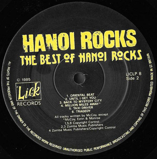 Hanoi Rocks - The Best Of Hanoi Rocks (LP, Comp)