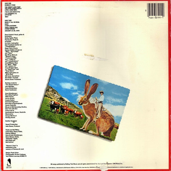 Steve Forbert - Jackrabbit Slim (LP, Album, Ter + 7"", S/Sided, Promo)