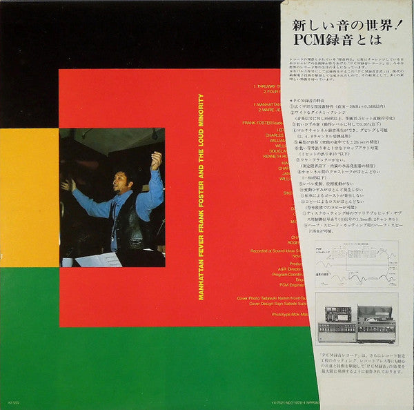 Frank Foster And The Loud Minority - Manhattan Fever (LP, Album)