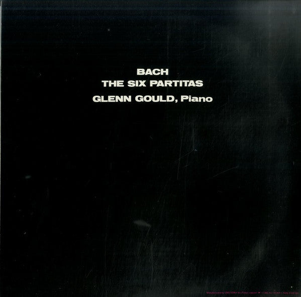 Glenn Gould - Bach: The Six Partitas (2xLP, Comp, Gat)