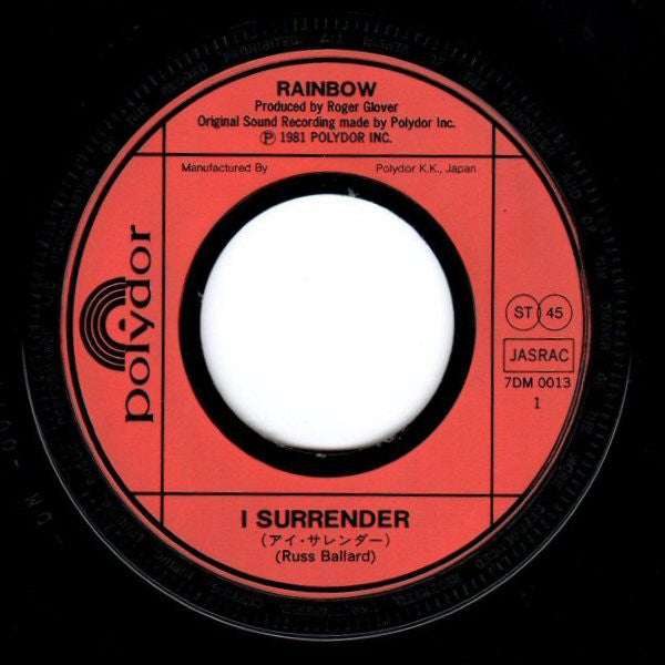Rainbow - I Surrender (7"", Single, inj)