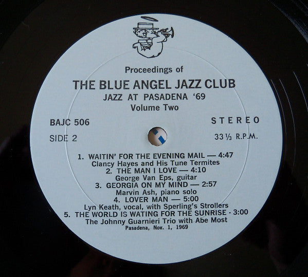 The Blue Angel Jazz Club - Jazz At Pasadena '69 Volume Two (LP, Album)