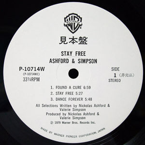 Ashford & Simpson - Stay Free (LP, Album, Promo)