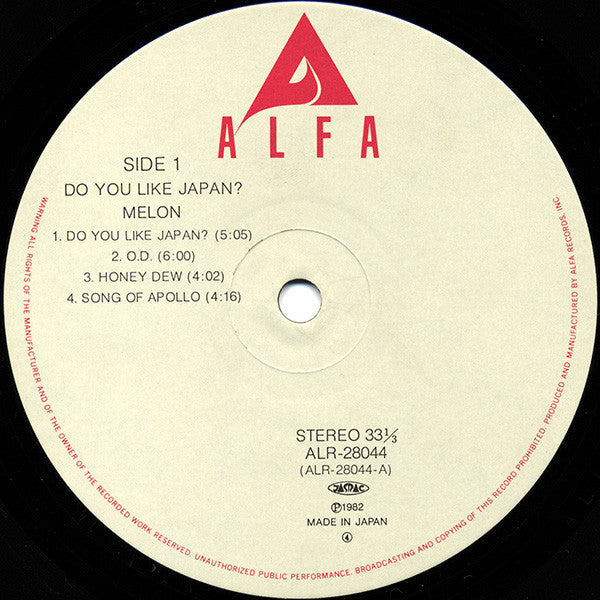 Melon - Do You Like Japan? (LP, Album)