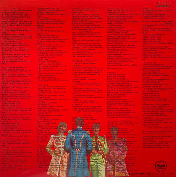 The Beatles - Sgt. Pepper's Lonely Hearts Club Band(LP, Stereo, Alb...