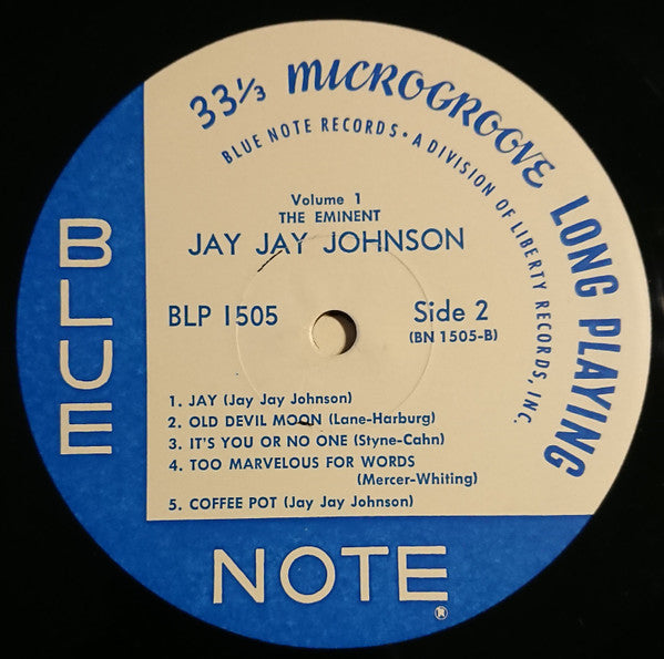 J.J. Johnson - The Eminent Jay Jay Johnson Volume 1(LP, Comp, Mono,...