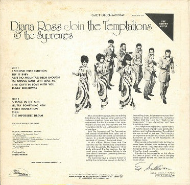 The Supremes - Diana Ross & The Supremes Join The Temptations(LP, A...